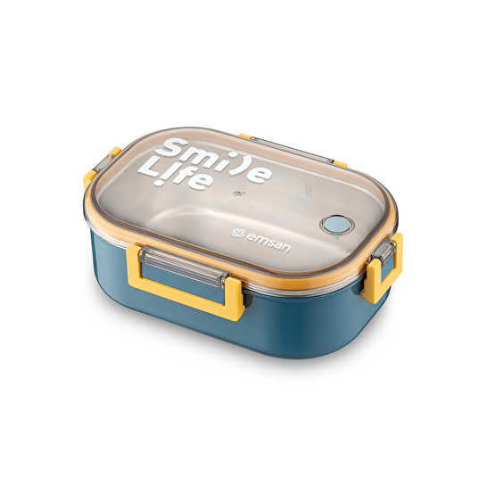 Emsan Smile Life Lunch Box Mavi