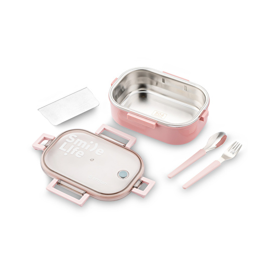 Emsan Smile Life Lunch Box Pembe