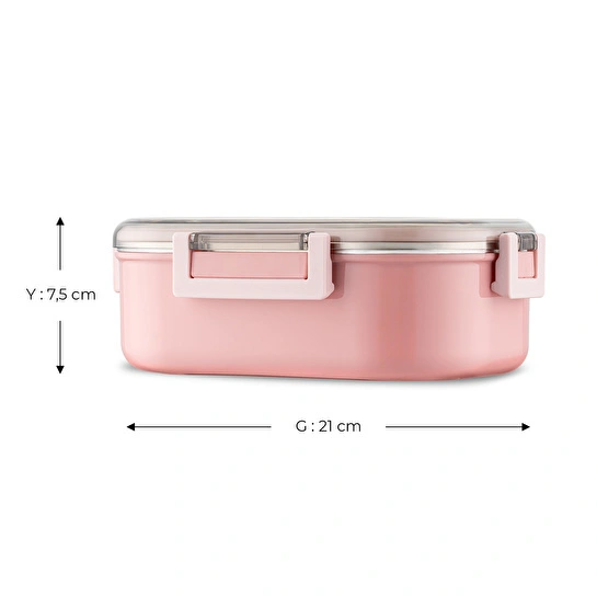 Emsan Smile Life Lunch Box Pembe
