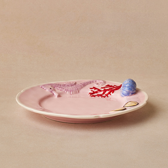 Karaca Atlantis Pasta Tabağı Deniz Atı 20 cm