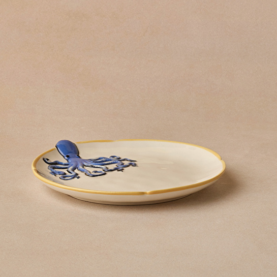 Karaca Atlantis Pasta Tabağı Ahtapot 18 cm