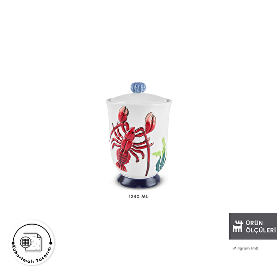 Karaca Atlantis Saklama Kabı 1240 ml