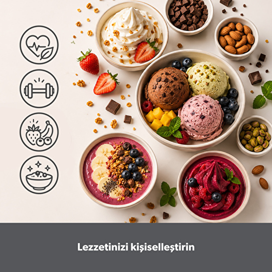 Homend IceArtizan 8-in-1 Dondurma Ve Frozen Makinesi