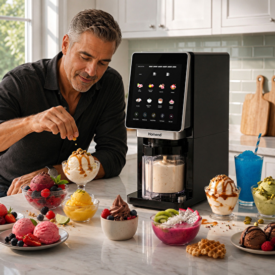 Homend IceArtizan 8-in-1 Dondurma Ve Frozen Makinesi
