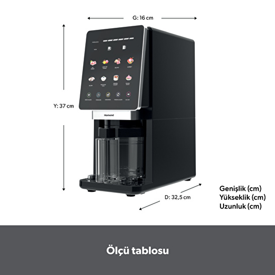 Homend IceArtizan 8-in-1 Dondurma Ve Frozen Makinesi