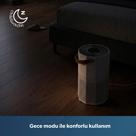 Homend 9012H Wi-Fi Destekli UV-C ve İyonizerli Akıllı Hava Temizleme Makinesi