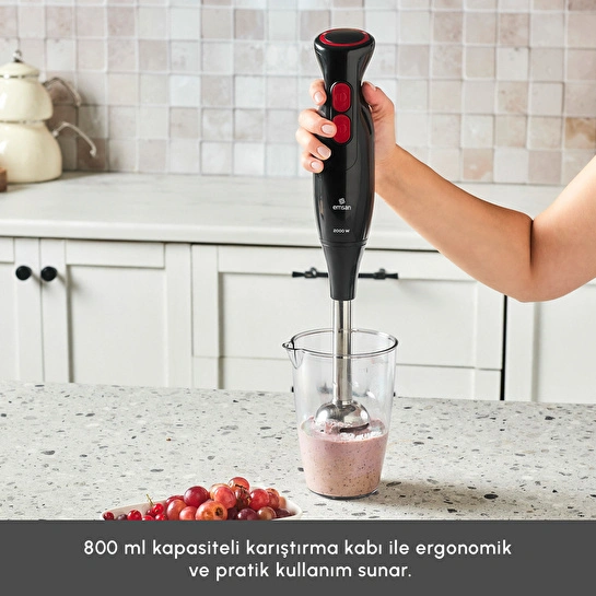 Emsan Pro Multimax 6 in 1 Çok Amaçlı Mutfak Robotu Black