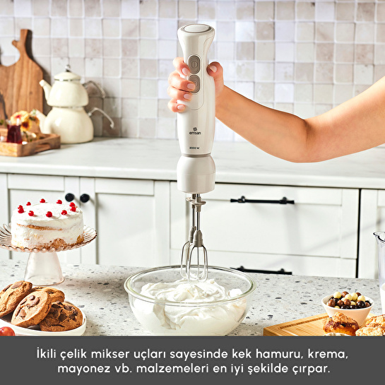 Emsan Pro Multimax 6 in 1 Çok Amaçlı Mutfak Robotu İconic Beige