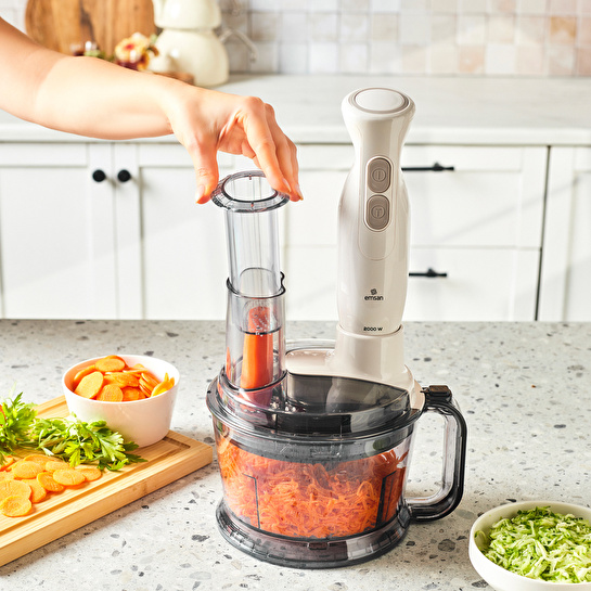 Emsan Pro Multimax 6 in 1 Çok Amaçlı Mutfak Robotu İconic Beige