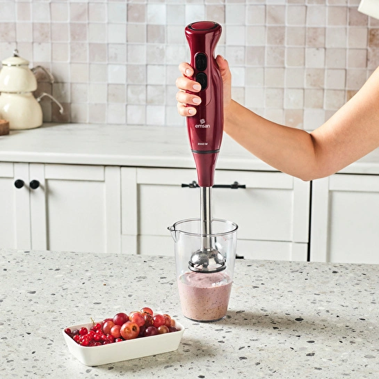 Emsan Pro Multimax 6 in 1 Çok Amaçlı Mutfak Robotu Red 2000 W