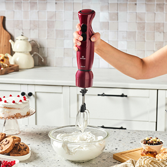Emsan Pro Multimax 6 in 1 Çok Amaçlı Mutfak Robotu Red 2000 W