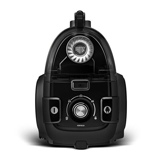 Karaca Vantuz High Force F2 Led Fırçalı Elektrikli Süpürge Black Chrome