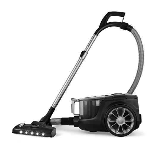 Karaca Vantuz High Force F2 Led Fırçalı Elektrikli Süpürge Black Chrome