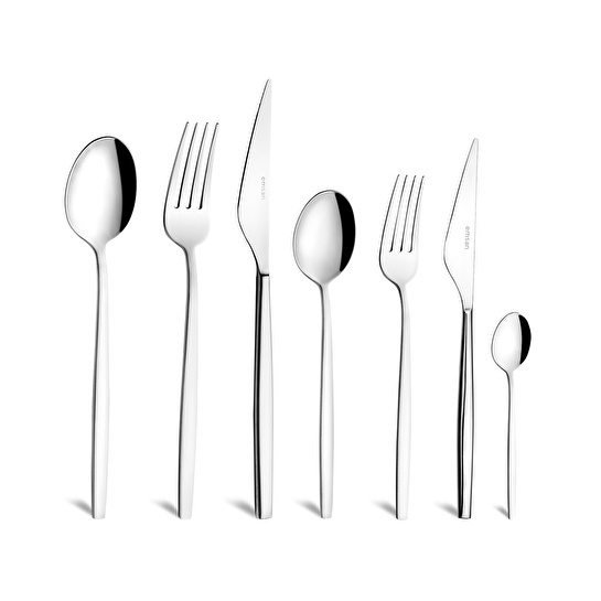 Emsan Evelyn 84 Parça 12 Kişilik Çatal Kaşık Bıçak Takımı