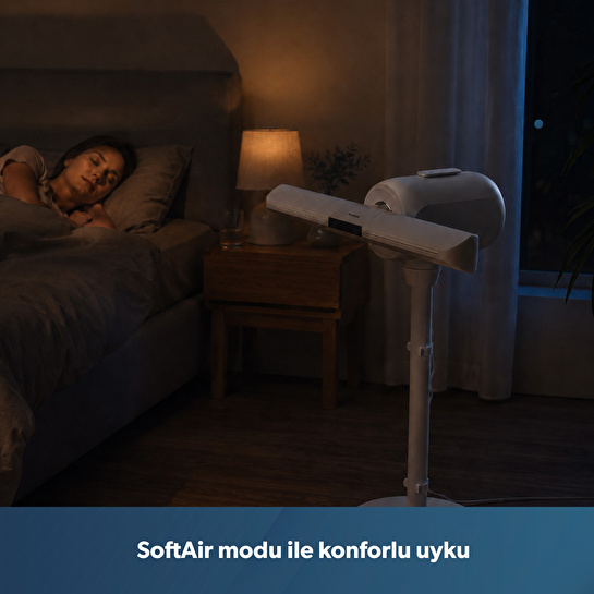 Homend AeroCool 9013H Turbo Motorlu 360° Çok Yönlü, Sessiz ve Zaman Ayarlı Vantilatör