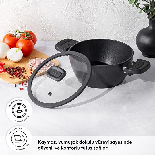 Emsan Diamente Derin Tencere 20 cm