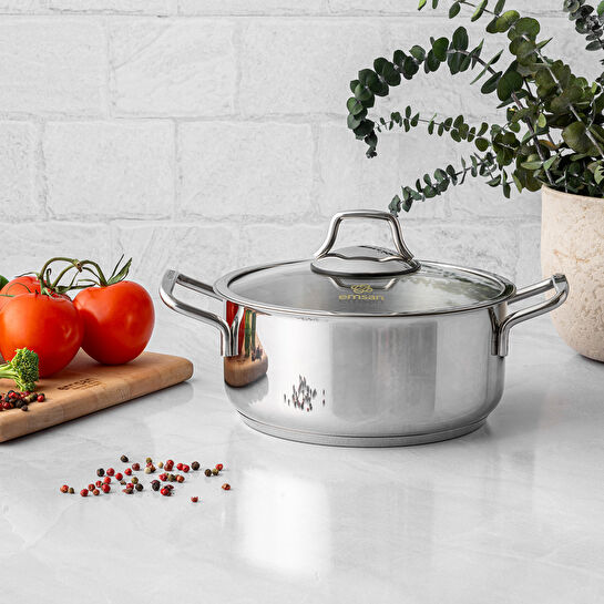 Emsan Demre 8 Parça Çelik Tencere Seti