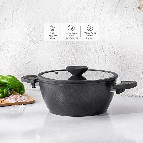 Emsan Diamente Derin Tencere 24 cm