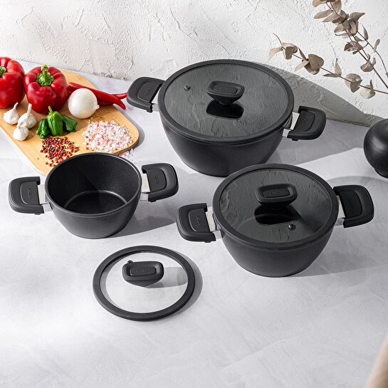 Emsan Diamente 6 Parça Midi Tencere Seti