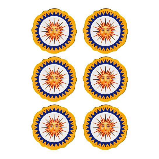 Baci Milano Dolce Vita 6'lı Sun Yemek Tabağı 27 cm Porselen