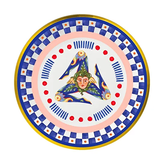 Baci Milano Dolce Vita 6'lı Trinacria Ekmek Tabağı 16 cm Porselen