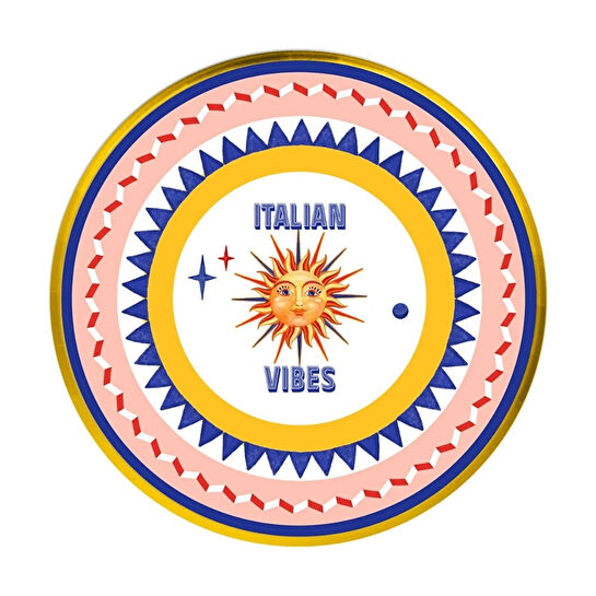 Baci Milano Dolce Vita 6'lı Good Vibes Ekmek Tabağı 16 cm Porselen