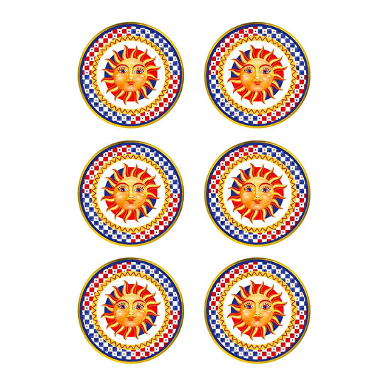 Baci Milano Dolce Vita 6'lı Sun Ekmek Tabağı 16 cm Porselen