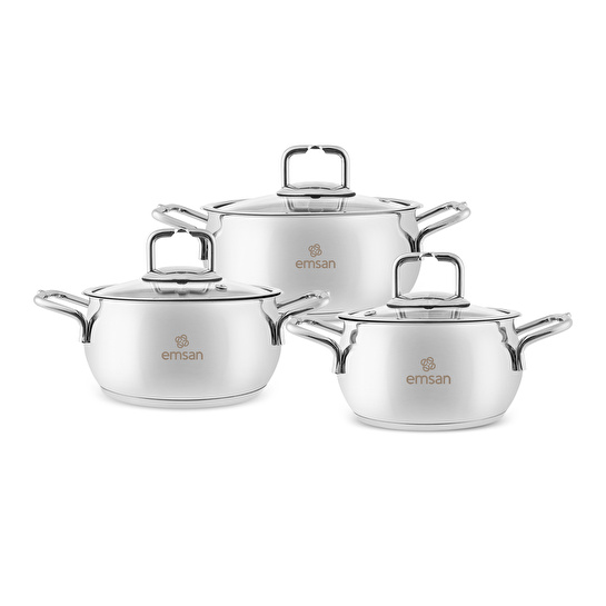 Emsan Emirgan 6 Parça Çelik Midi Seti
