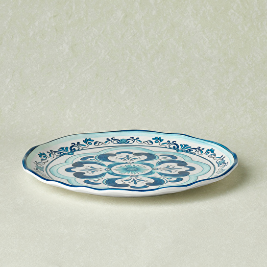 Karaca Blue Harmony Melamin Pasta Tabağı 21,5 cm