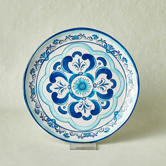 Karaca Blue Harmony Melamin Pasta Tabağı 21,5 cm