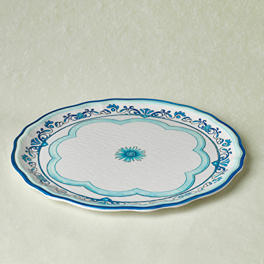 Karaca Blue Harmony Melamin Servis Tabağı 35 cm