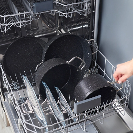 Emsan Biogranit Defne 7 Parça Tencere ve Tava Seti