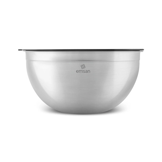 Emsan Karıştır-Pişir-Sakla 18 Parça Karıştırma Kabı ve Servis Gereçli Çelik Tencere Seti