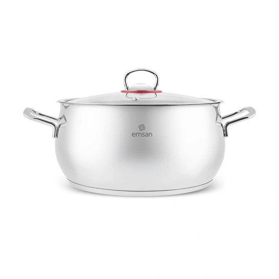 Emsan Karıştır-Pişir-Sakla 18 Parça Karıştırma Kabı ve Servis Gereçli Çelik Tencere Seti