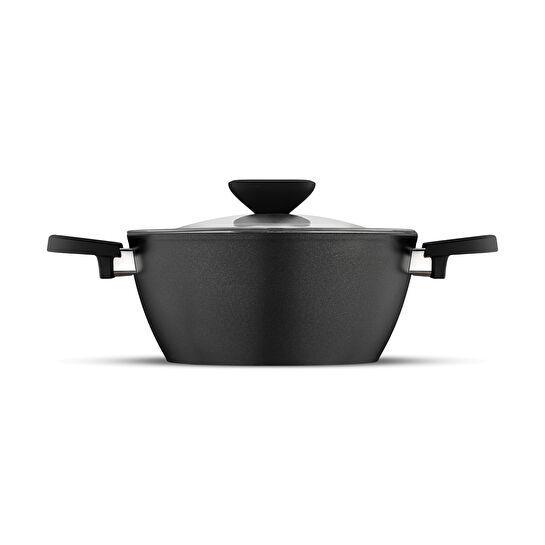 Emsan Biogranit Black Tencere Seti 7 Parça