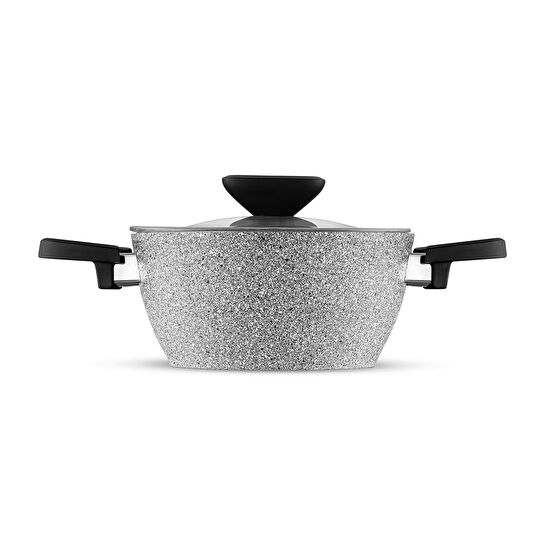 Emsan Fortis Granit 6 Parça Midi Tencere Seti Gri