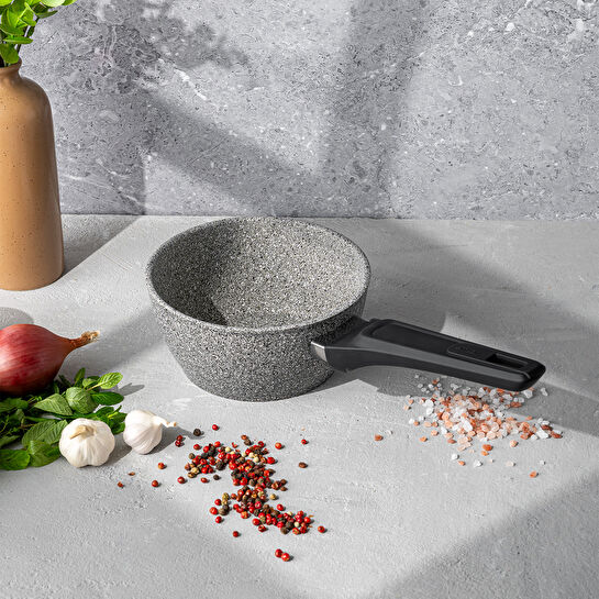 Emsan Fortis Granit 12 Parça Tencere Seti Gri