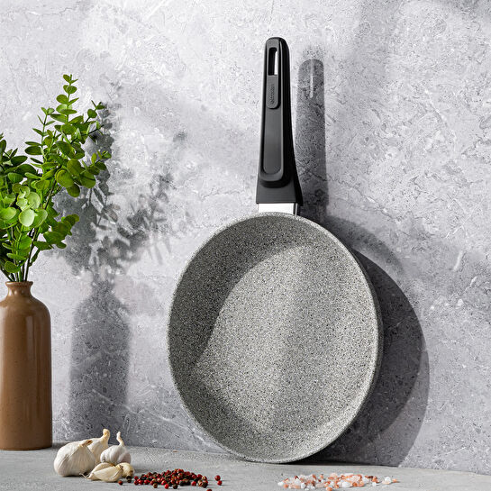 Emsan Fortis Granit 12 Parça Tencere Seti Gri