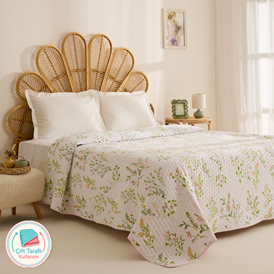 Karaca Home Sara Çift Kişilik Yatak Örtüsü Multicolor