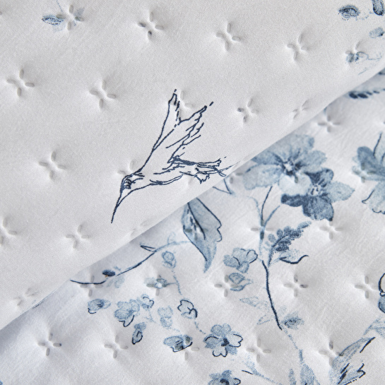 Karaca Home Marisa Çift Kişilik Yatak Örtüsü Mavi