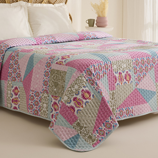 Karaca Home Rovera Çift Kişilik Yatak Örtüsü Multicolor