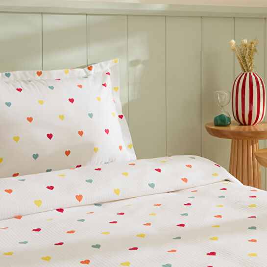 Karaca Home Amour %100 Pamuk Çift Kişilik Pike Takımı Multicolour