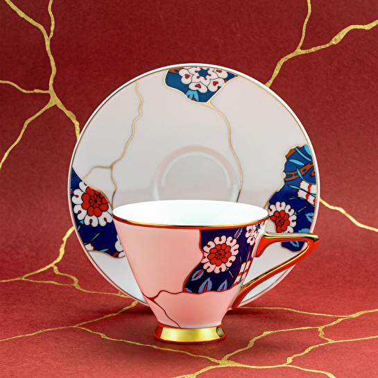 Emsan Kintsugi 6 Kişilik Kahve Fincan Takımı 100 ml