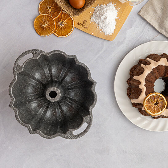 Emsan Golden Year Döküm Kek Kalıbı 25 cm