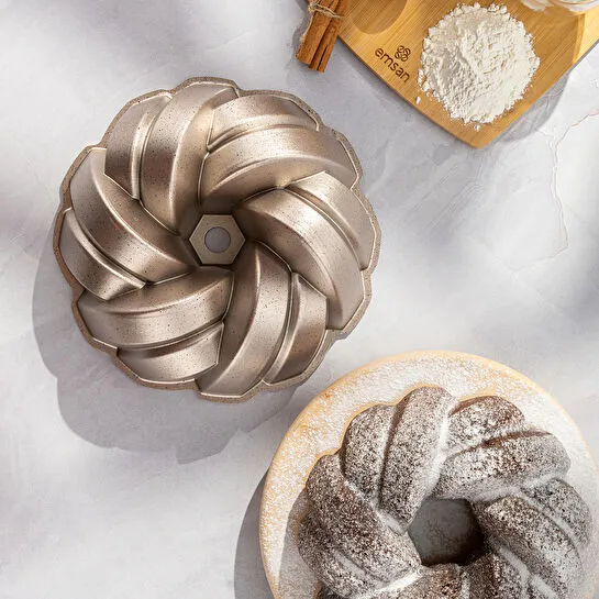 Emsan Golden Slice Döküm Kek Kalıbı 25 cm