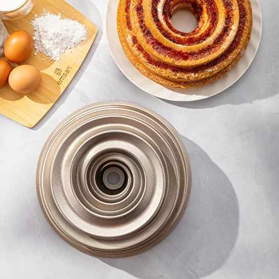 Emsan Golden Storm Döküm Kek Kalıbı 25 cm