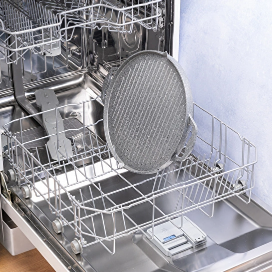 Emsan Stone Alüminyum Döküm Çift Taraflı Gözleme Tavası 34 cm Gri