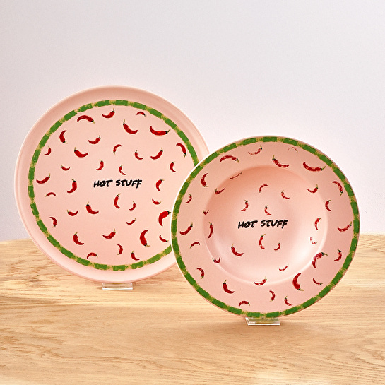 Karaca Hot Stuff Makarna Tabağı Pembe 27 cm