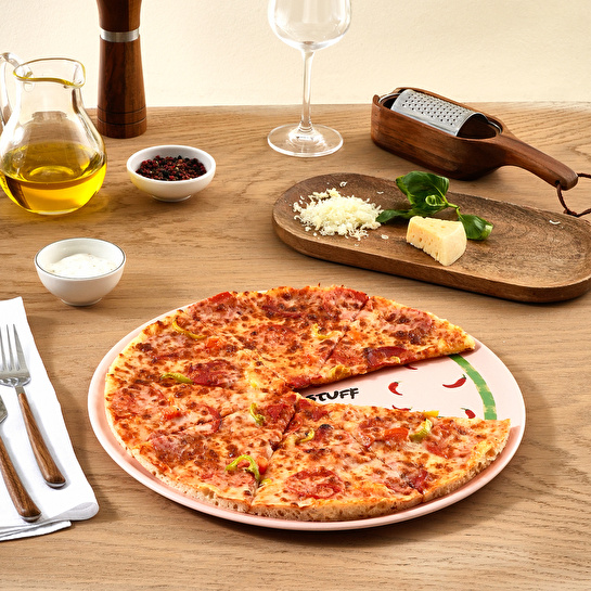 Karaca Hot Stuff Pizza Tabağı Pembe 30 cm