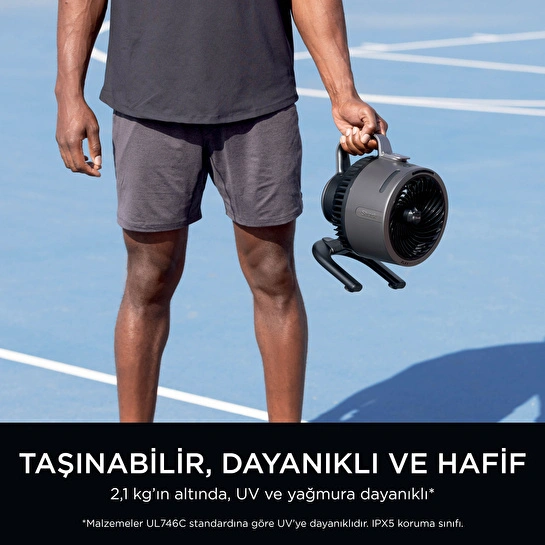 Shark Flexbreeze HydroGo Serinletici Buharlı Fan - Siyah